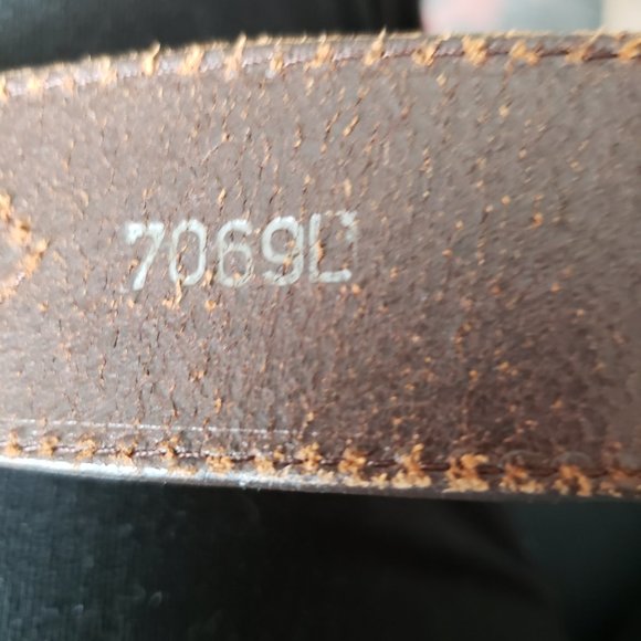 Tony Lama Genuine Leather Belt Size 32 - Picture 8 of 8